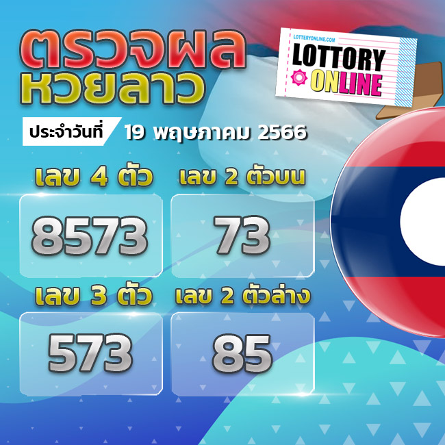 ตรวจหวยลาว 19/5/66